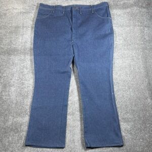 Wrangler Jeans Men's 48x30 Blue Classic Cowboy Cut Boot Rigid 945NAV USA Made